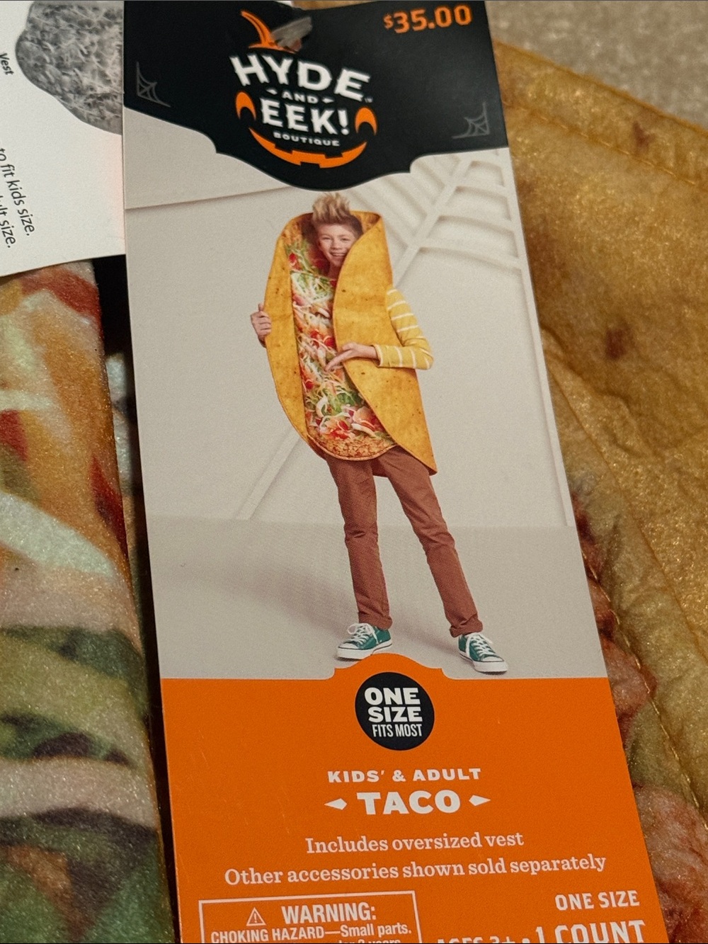 TACO Costume Hide & Eek. OS - Picture 2 of 3